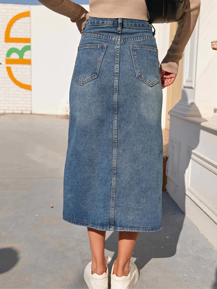 Sophie - Long Denim Dress