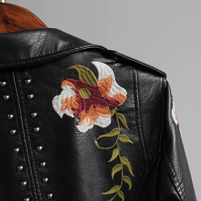 Taylor - elegant streetwear-jack met bloemen