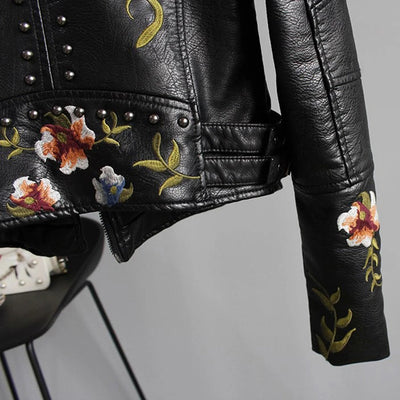 Taylor - elegant streetwear-jack met bloemen