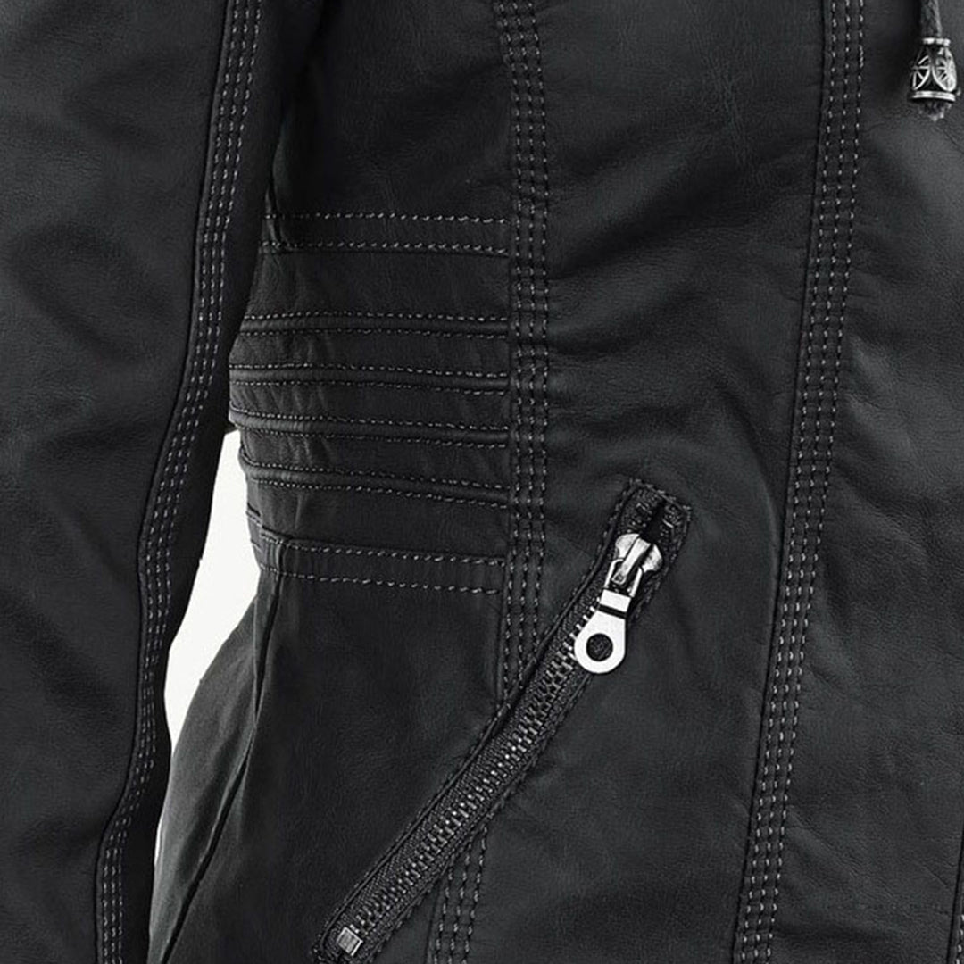 Corinne - trendy vintage jas met capuchon