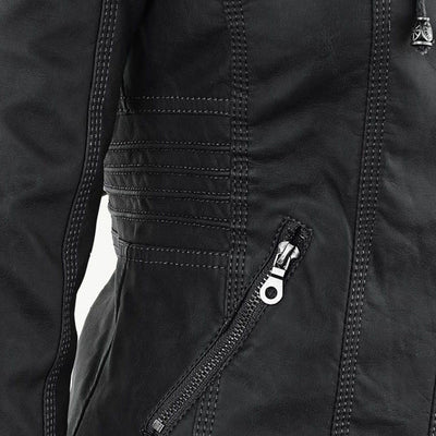 Dames Stijlvolle Hood Coat