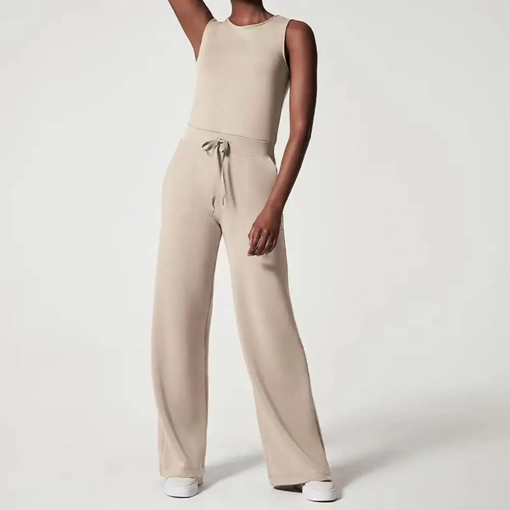 Noor | Mouwloze luxe dames jumpsuit