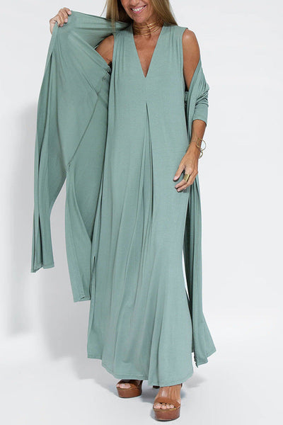 Fenna - Comfy Jurk met gratis vest