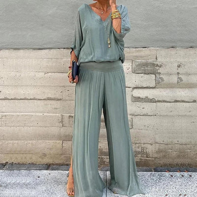Nita | Elegante top en broek