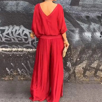 Nita | Elegante top en broek