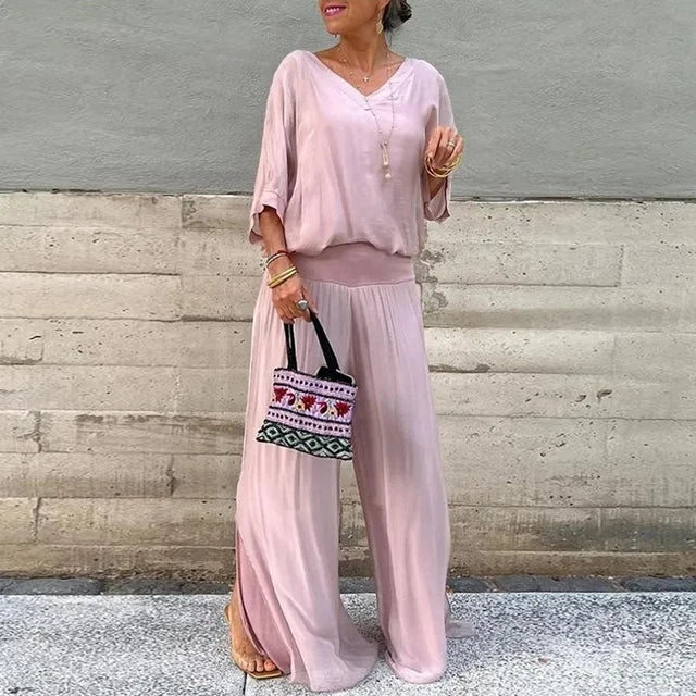 Nita | Elegante top en broek