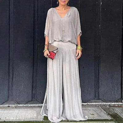 Nita | Elegante top en broek