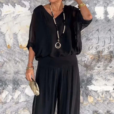 Nita | Elegante top en broek