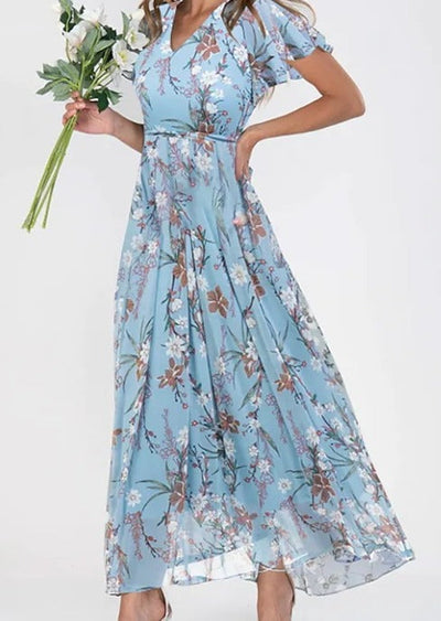 Madelyn - Maxi-jurk met bloemenprint