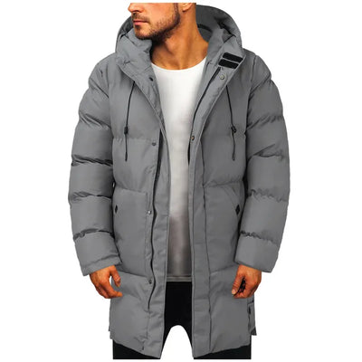 Lange Winterjas voor Moderne Mannen
