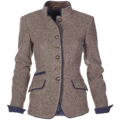 Gestucte blazer voor dames