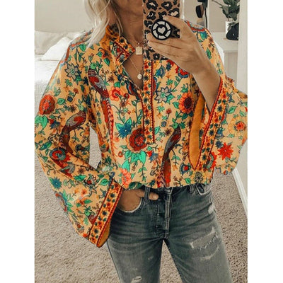 Boho Chic Dames Bloes