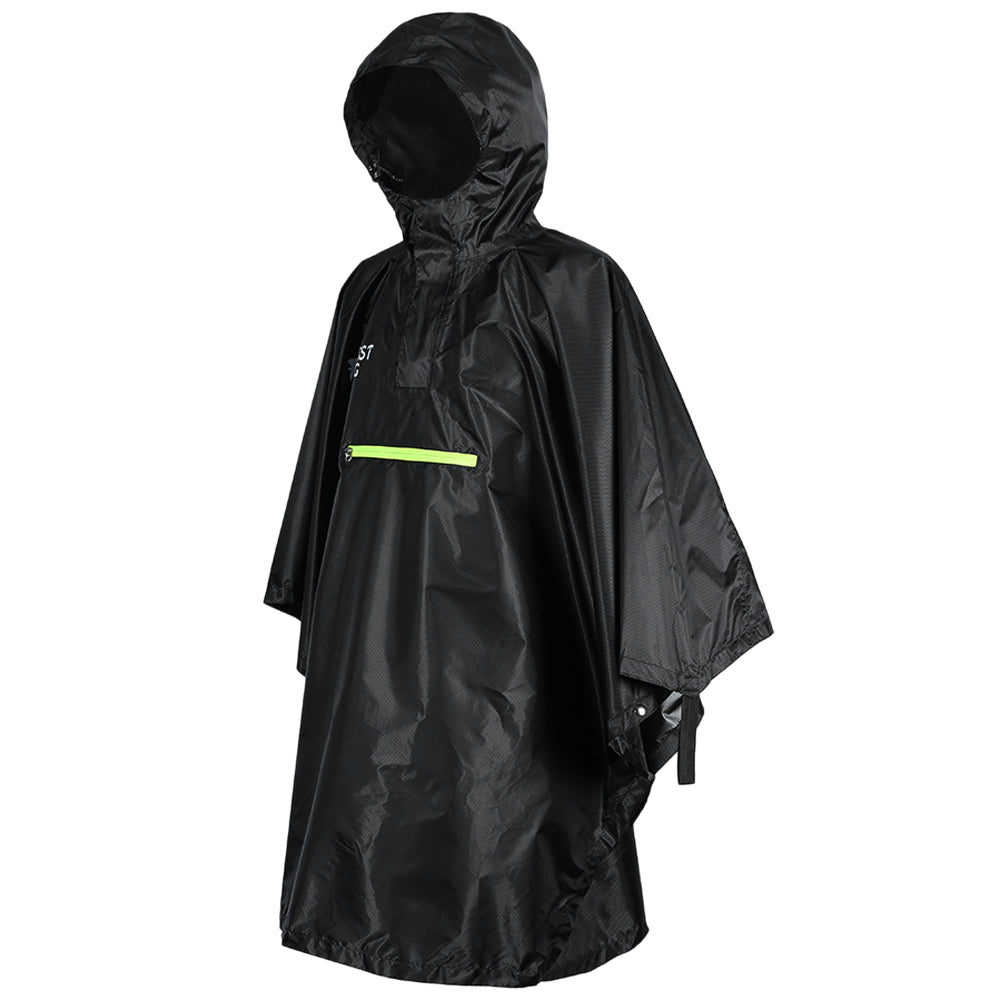 Regenbestendige Poncho met Reflecterende Streep