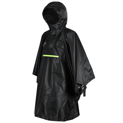 Regenbestendige Poncho met Reflecterende Streep
