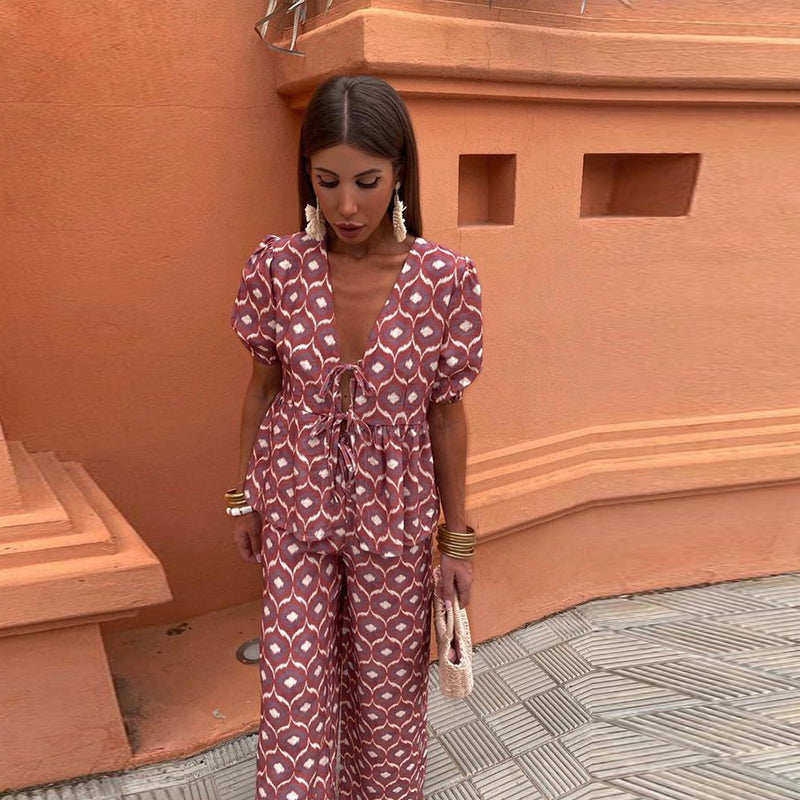 Helena - Elegante top en broek