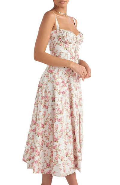 Heidi - Bloemen Bustier Jurk