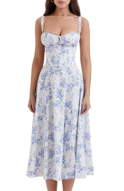 Heidi - Bloemen Bustier Jurk