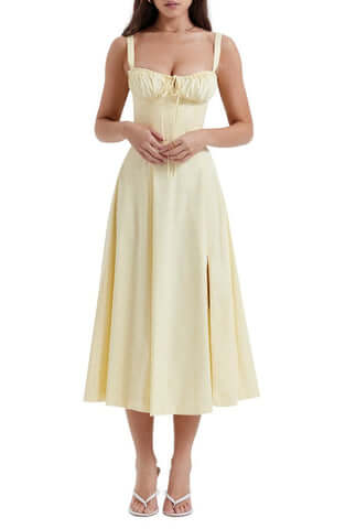 Heidi - Bloemen Bustier Jurk