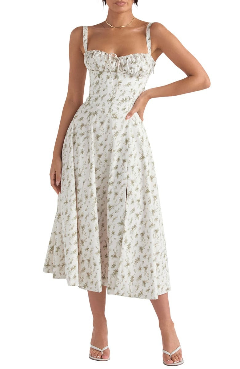 Heidi - Bloemen Bustier Jurk