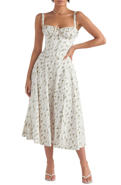 Heidi - Bloemen Bustier Jurk