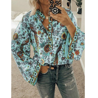 Boho Chic Dames Bloes