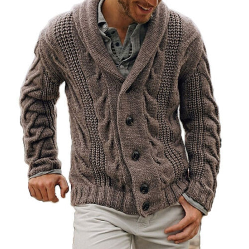 Cardigan | Warm gebreid wollen vest voor mannen