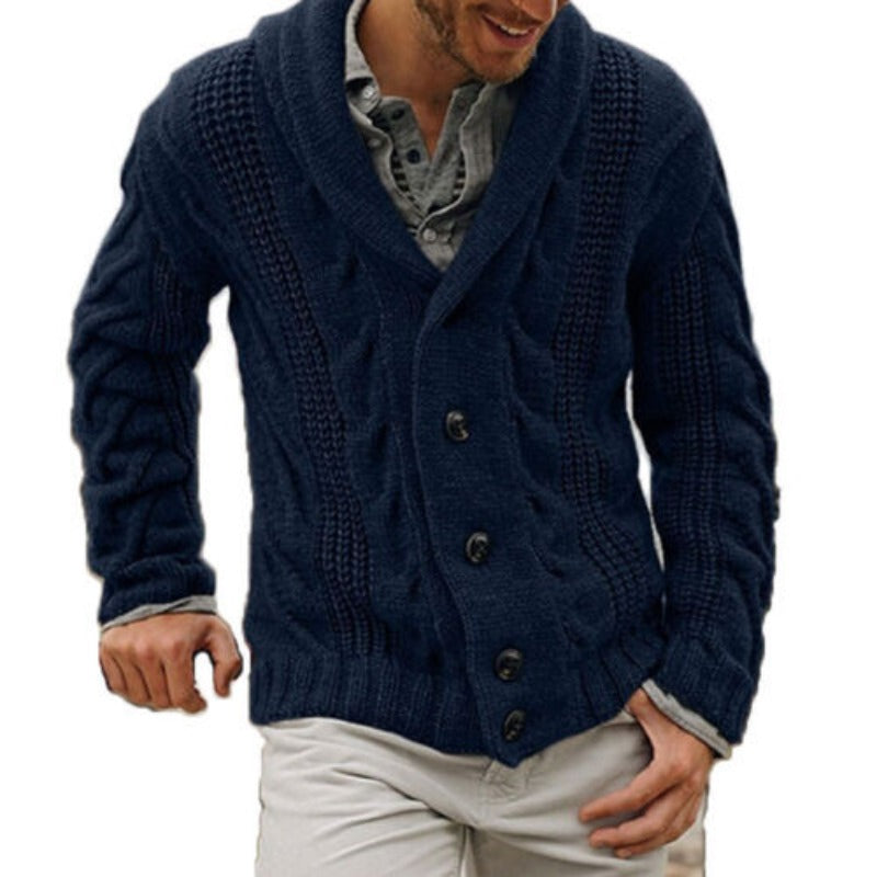 Cardigan | Warm gebreid wollen vest voor mannen