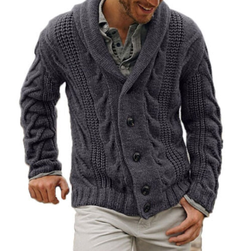 Cardigan | Warm gebreid wollen vest voor mannen