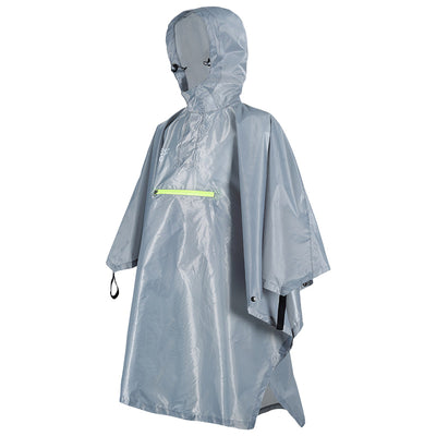 Regenbestendige Poncho met Reflecterende Streep