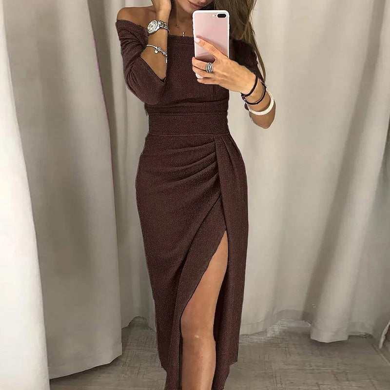 Odetta - Elegante Feestjurk met open hals