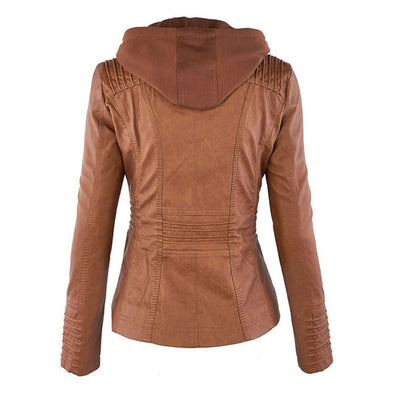 Corinne - trendy vintage jas met capuchon