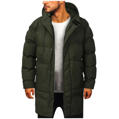 Lange Winterjas voor Moderne Mannen