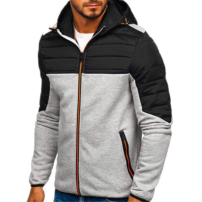 Armour - Warm gewatteerd heren vest met capuchon