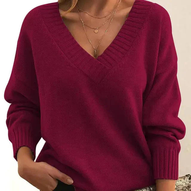 Stella - Casual V-hals trui voor dames