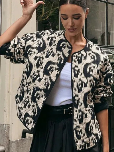 Kendra - Vintage Bloemenprint Jas