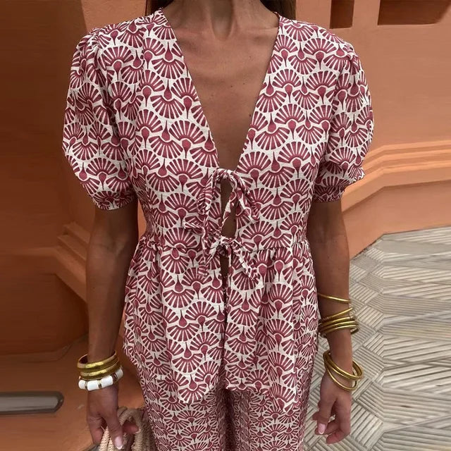 Helena - Elegante top en broek