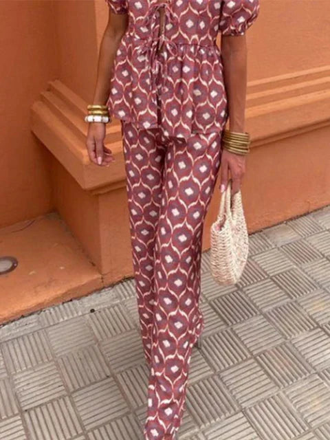 Helena - Elegante top en broek