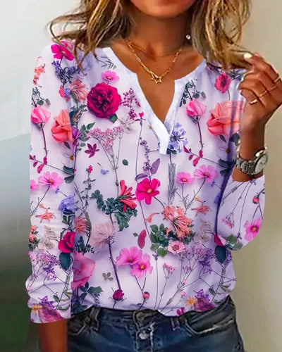 Hanna - Blouse met bloemenprint