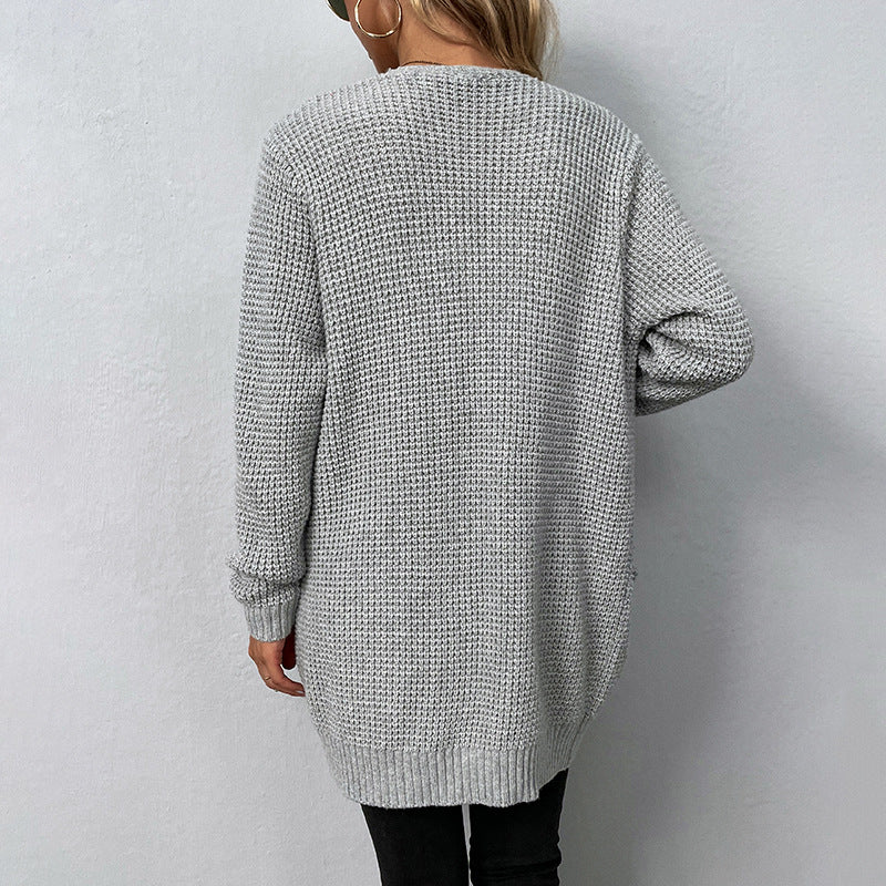 Victoria - Klassiek gebreid sweatvest voor dames