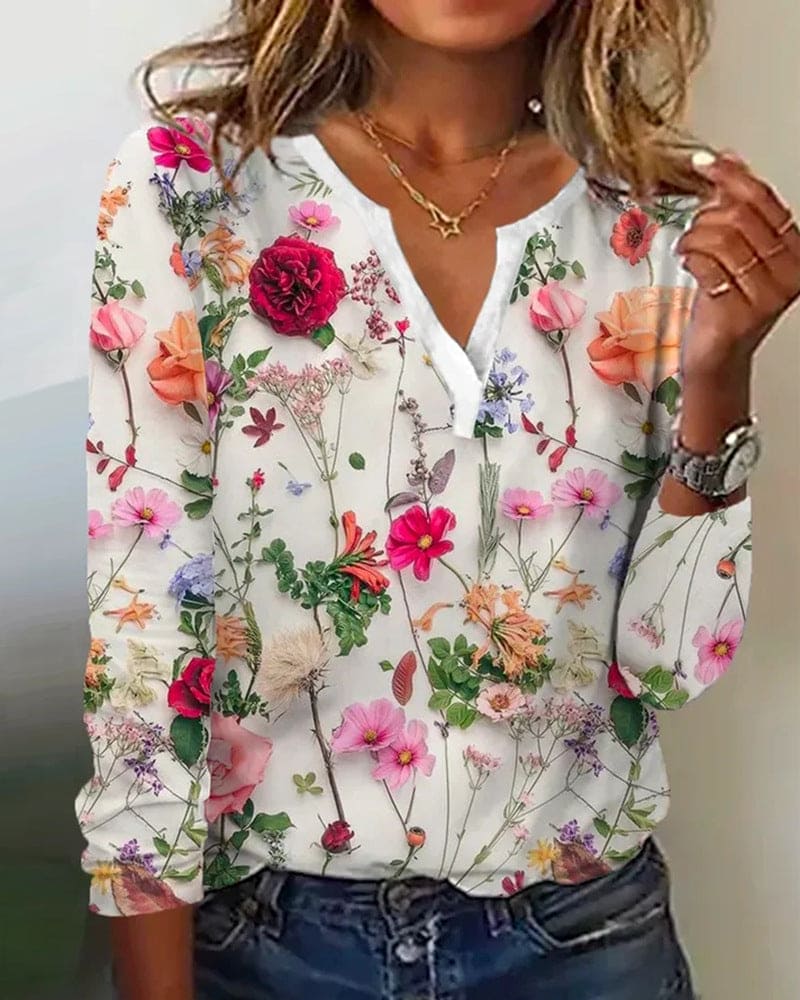 Hanna - Blouse met bloemenprint