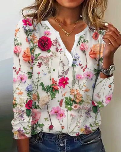 Hanna - Blouse met bloemenprint