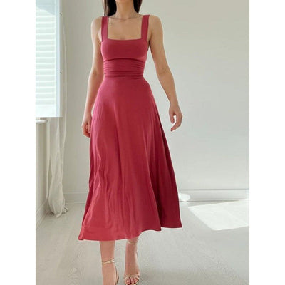 Briana - Elegante Jurk met Brede Banden