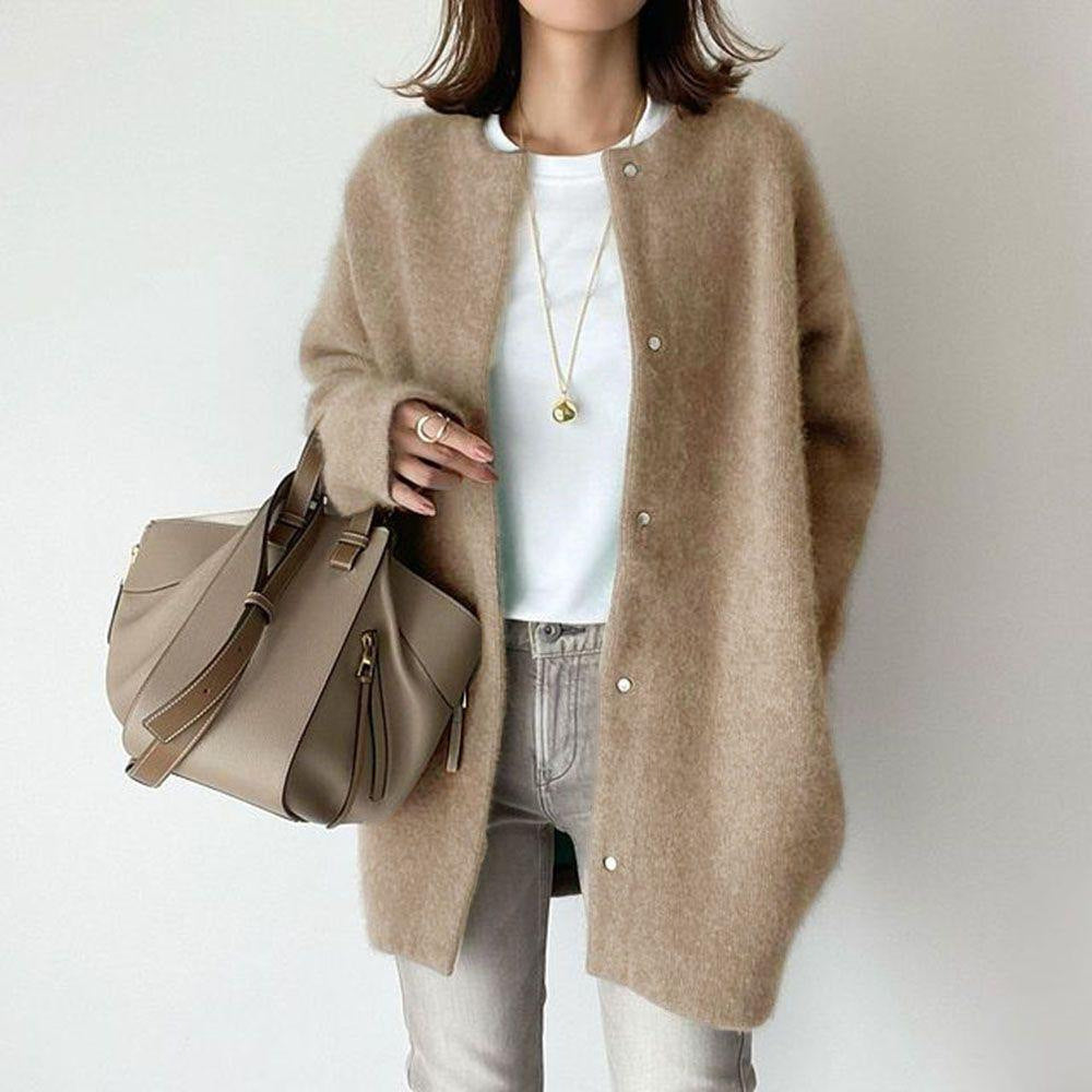 Abigail - Cozy Jas met knopen voor dames