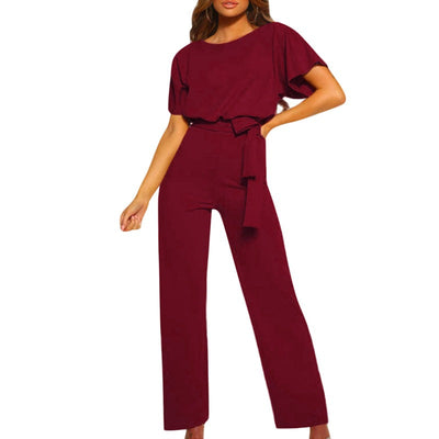 Nora - Elegante jumpsuit met riem voor dames