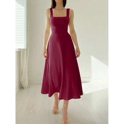Briana - Elegante Jurk met Brede Banden