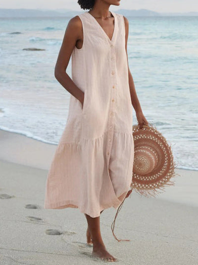 Lucy - Comfortabele zomerjurk met zakken