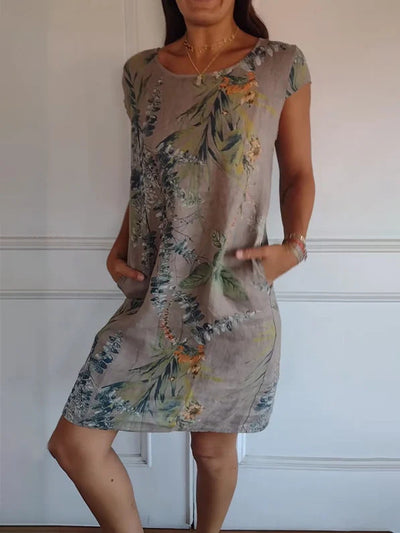 Mia - Retro Bloemenpracht voor de Zomer