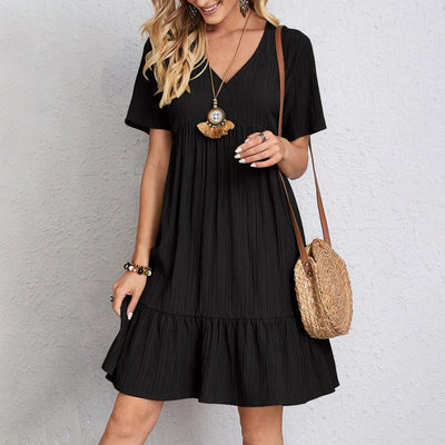 Isabel - Bohemian Breeze Jurk met V-Hals