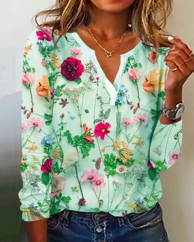 Hanna - Blouse met bloemenprint
