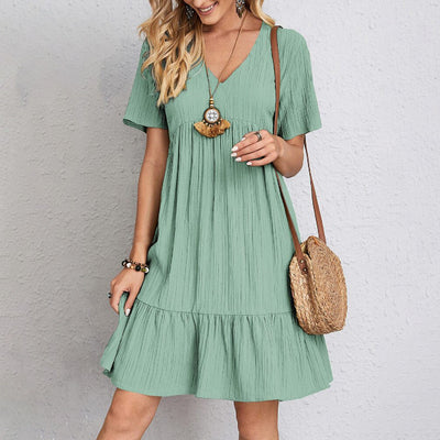 Isabel - Bohemian Breeze Jurk met V-Hals